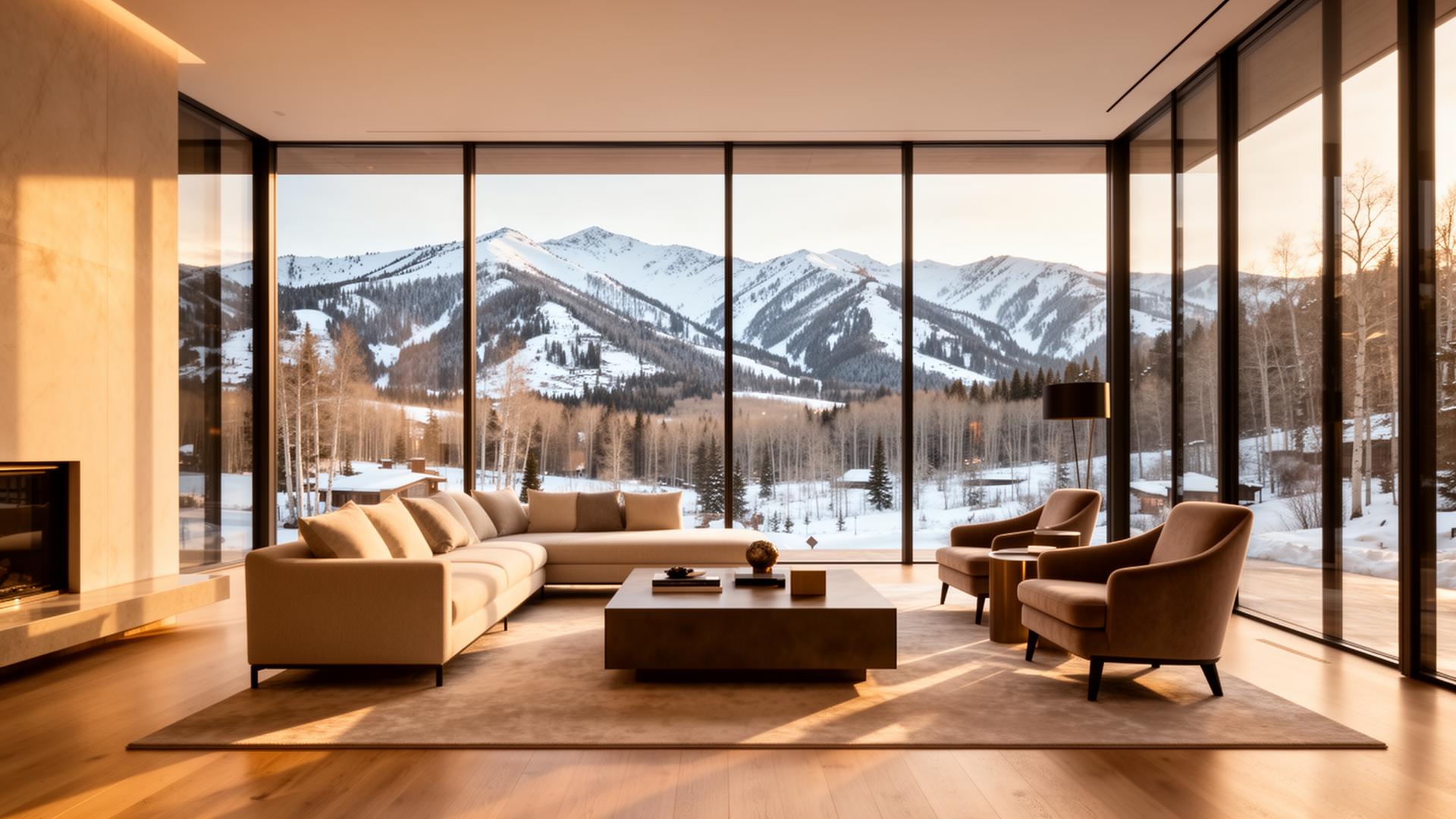 Luxury home interior cleaned by Aspen Pristine Clean - premium cleaning services in Aspen, Snowmass, and NYC